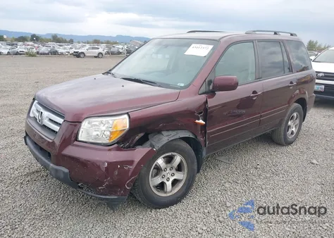 2007 Honda Pilot Ex-L z USA, uszkodzony, nr VIN 2HKYF18687H509704